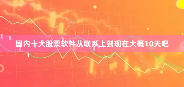 国内十大股票软件从联系上到现在大概10天吧